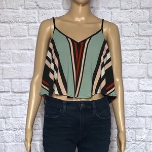 Striped Crop Top